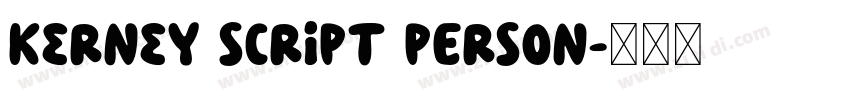 Kerney Script PERSON字体转换